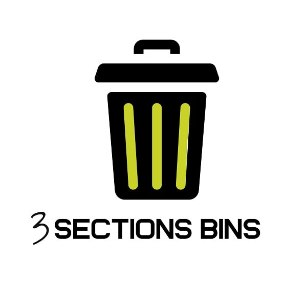 3 Section Bins